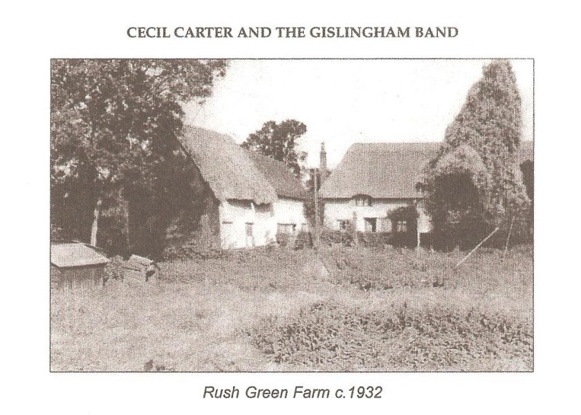 Photo from a book of Gislingham reminiscences by Cecil Carter