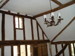 The chandelier installed in the main bedroom, 2009