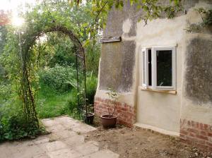 The temporary window - to be a door later.