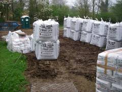 Materials for the limecrete floor