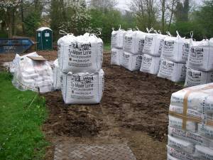 Materials for the limecrete floor