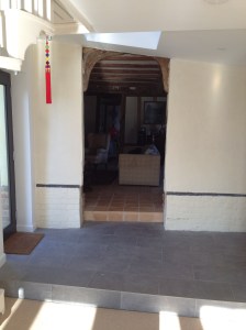 The opening to the old part